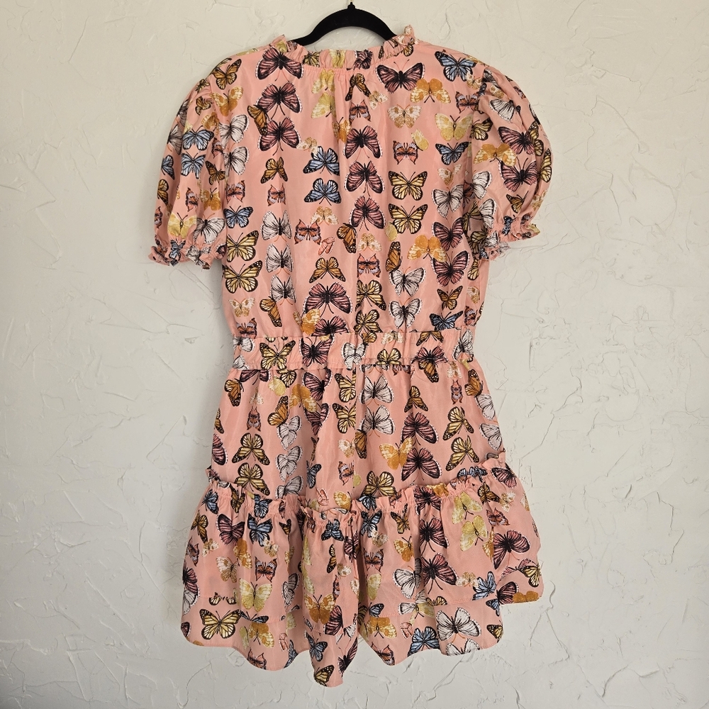 Buddy Love Pink Butterfly Print Short Dress - Picture 8 of 12